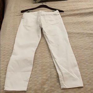 7 For All Mankind Kimme White Denim